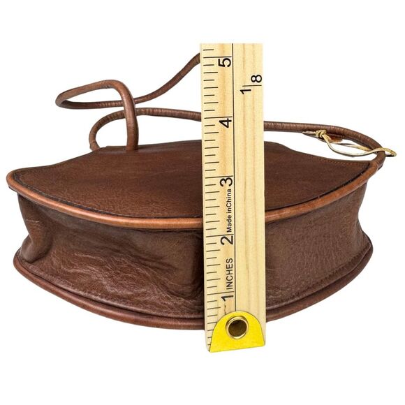 Saddle By Sabina Women’s Shoulder Bag Genuine Leather Brown Vintage Western Boho - Picture 8 of 10